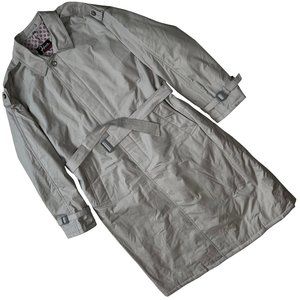 Halonen (Poland) Belted Trench Coat Gray (Mackintosh) : XL
